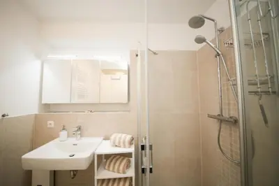 Ein Badezimmer in der Unterkunft Ferienwohnung Baltic Mare