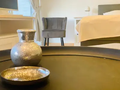 Ein Sitzbereich in der Unterkunft FUNCKyHOME Apartments