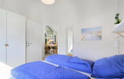 Ein Bett oder Betten in einem Zimmer der Unterkunft Lovely Home In Krems Iiwarderbrück