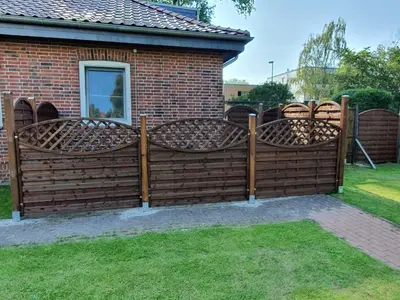 Ein Garten an der Unterkunft FeWo Tina