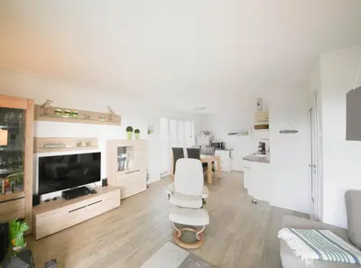 TV/Unterhaltungsangebot in der Unterkunft Ferienwohnung Traumstrand