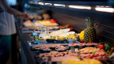 Essen im Hotel oder in der Nähe