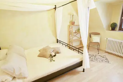 Ein Bett oder Betten in einem Zimmer der Unterkunft Haus OstseeLicht