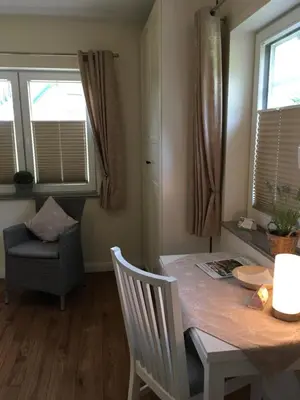 Ein Sitzbereich in der Unterkunft Flair Landhotel Strengliner Mühle