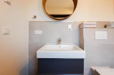 Ein Badezimmer in der Unterkunft Ferienhaus NORTH COAST