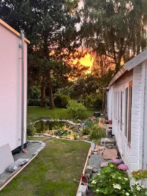 Ein Garten an der Unterkunft Lot Lodge Travemünde