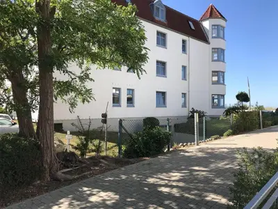 Das Gebäude in dem sich die Ferienwohnung befindet
