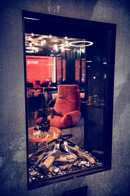 Ein Sitzbereich in der Unterkunft The Flamingo