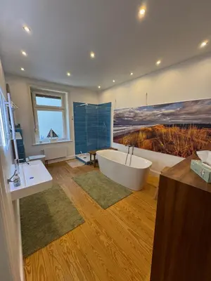 Ein Badezimmer in der Unterkunft Villa Wakenitz
