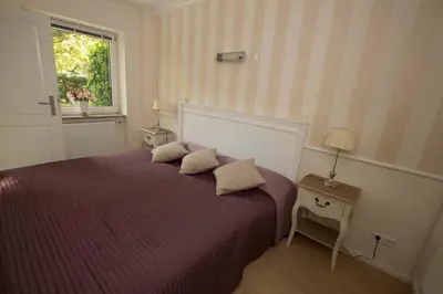 Ein Bett oder Betten in einem Zimmer der Unterkunft Timmendorf - Strandnah