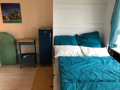 Ein Bett oder Betten in einem Zimmer der Unterkunft Meerzeit