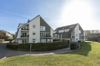 Das Gebäude in dem sich die Ferienwohnung befindet