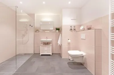 Ein Badezimmer in der Unterkunft Augustusbad 