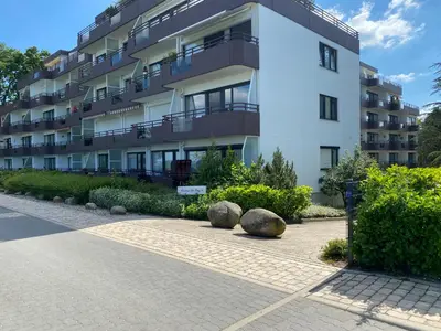 Das Gebäude in dem sich die Ferienwohnung befindet