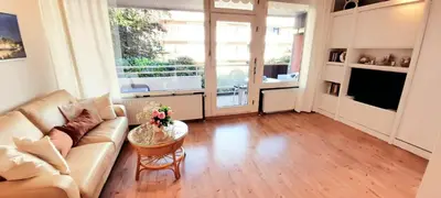 Küche/Küchenzeile in der Unterkunft Apartment 3 Minuten zu Fuss zum Meer (40m²)