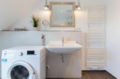 Ein Badezimmer in der Unterkunft Ferienwohnung Bude 37 Whg 7