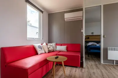 Ein Bett oder Betten in einem Zimmer der Unterkunft Muschel 59