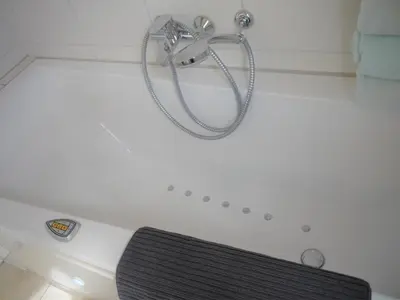 Ein Badezimmer in der Unterkunft Ferienhaus Oceanview