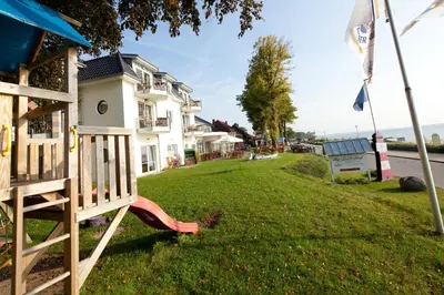 Das Gebäude in dem sich die Pension befindet