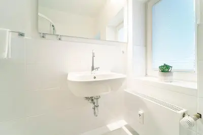 Ein Badezimmer in der Unterkunft Tanneneck Storchennest