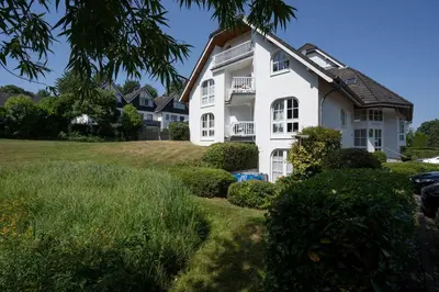 Ein Garten an der Unterkunft Haus Pegasus Glücksbringer