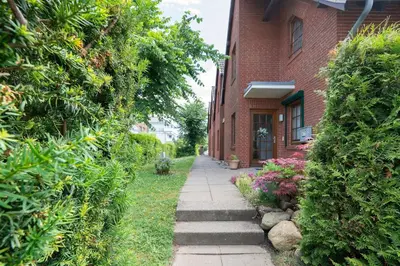 Ein Garten an der Unterkunft Alte Bergstraße 6 Dorschdüne