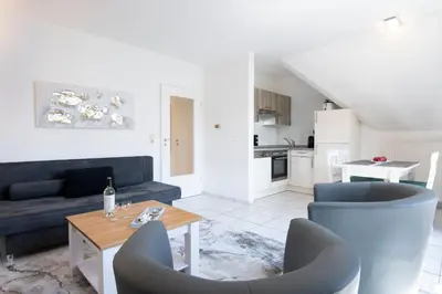 Küche/Küchenzeile in der Unterkunft Alte Bergstraße 6 Flundernest