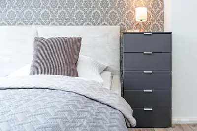 Ein Bett oder Betten in einem Zimmer der Unterkunft Seestraße 43 Wohnung 10