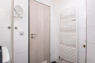 Ein Badezimmer in der Unterkunft Seestraße 43 Strandbrise