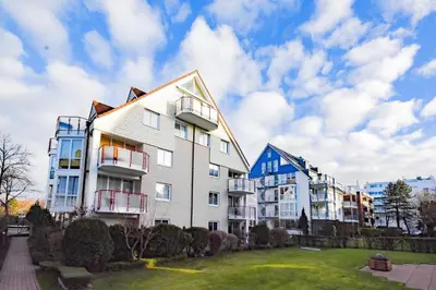 Das Gebäude in dem sich die Ferienwohnung befindet