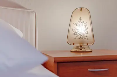 Ein Bett oder Betten in einem Zimmer der Unterkunft Hansa-Residenz Wellenklang