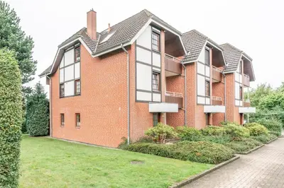 Das Gebäude in dem sich die Ferienwohnung befindet