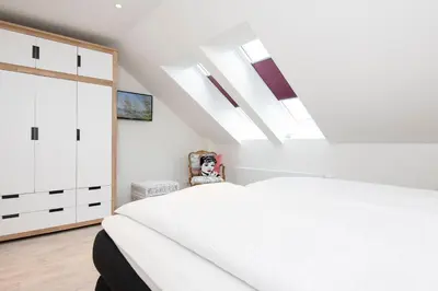 Ein Bett oder Betten in einem Zimmer der Unterkunft Badeweg 7 Audrey Hepburn