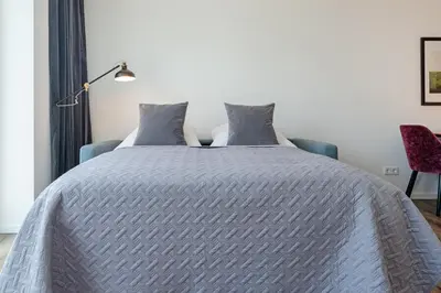 Ein Bett oder Betten in einem Zimmer der Unterkunft Passatstieg 1 Passatwind 3
