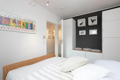 Ein Bett oder Betten in einem Zimmer der Unterkunft Appartementhausanlage Wennseestraße Kleines Glück