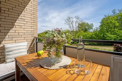 Ein Balkon oder eine Terrasse in der Unterkunft Gorch-Fock-Ring 28 Gorch-Fock I