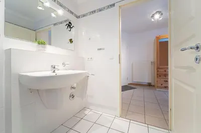 Ein Badezimmer in der Unterkunft Hansa-Residenz Strandnah