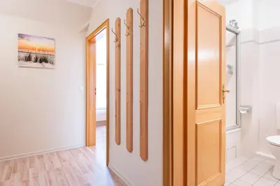 Ein Badezimmer in der Unterkunft Landhaus Pönitz am See Wohnung 11