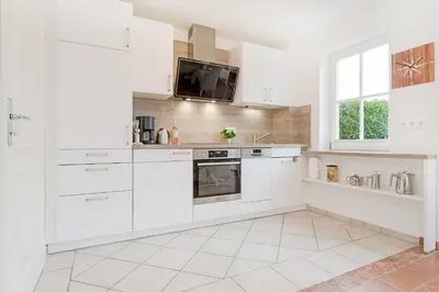 Küche/Küchenzeile in der Unterkunft Appartement Meerzeit- Residenz Kurparkhöhe