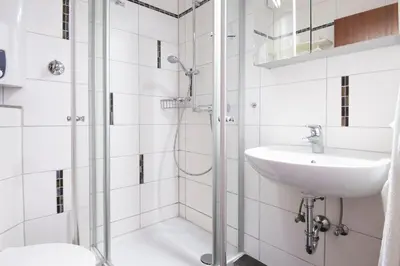Ein Badezimmer in der Unterkunft Badeweg 4 Strandläufer 1