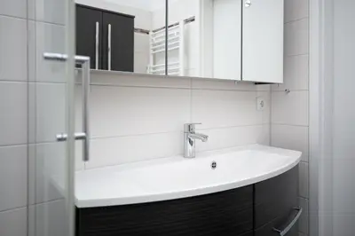Ein Badezimmer in der Unterkunft Am Knurrhahn 44 Sturmfrei