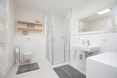 Ein Badezimmer in der Unterkunft Hauptstraße 26e Seeluft