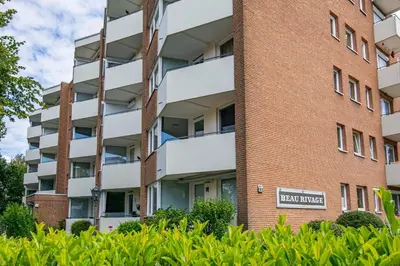 Das Gebäude in dem sich die Ferienwohnung befindet