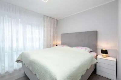 Ein Bett oder Betten in einem Zimmer der Unterkunft Lucia