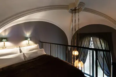 Ein Bett oder Betten in einem Zimmer der Unterkunft ARVED Apartments