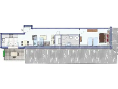 Grundriss der Unterkunft Küstenkind
