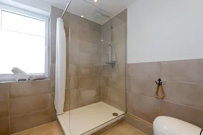 Ein Badezimmer in der Unterkunft Ferienwohnung Aalkate App 3