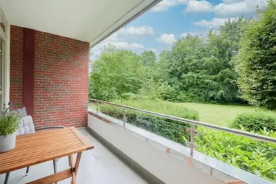 Ein Balkon oder eine Terrasse in der Unterkunft Ferienwohnung Enjoy ah13