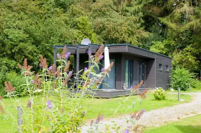 Ein Garten an der Unterkunft Gronenberger Mühle Haus 6