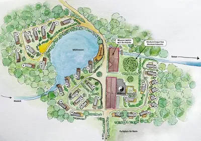 Grundriss der Unterkunft Gronenberger Mühle Haus 25